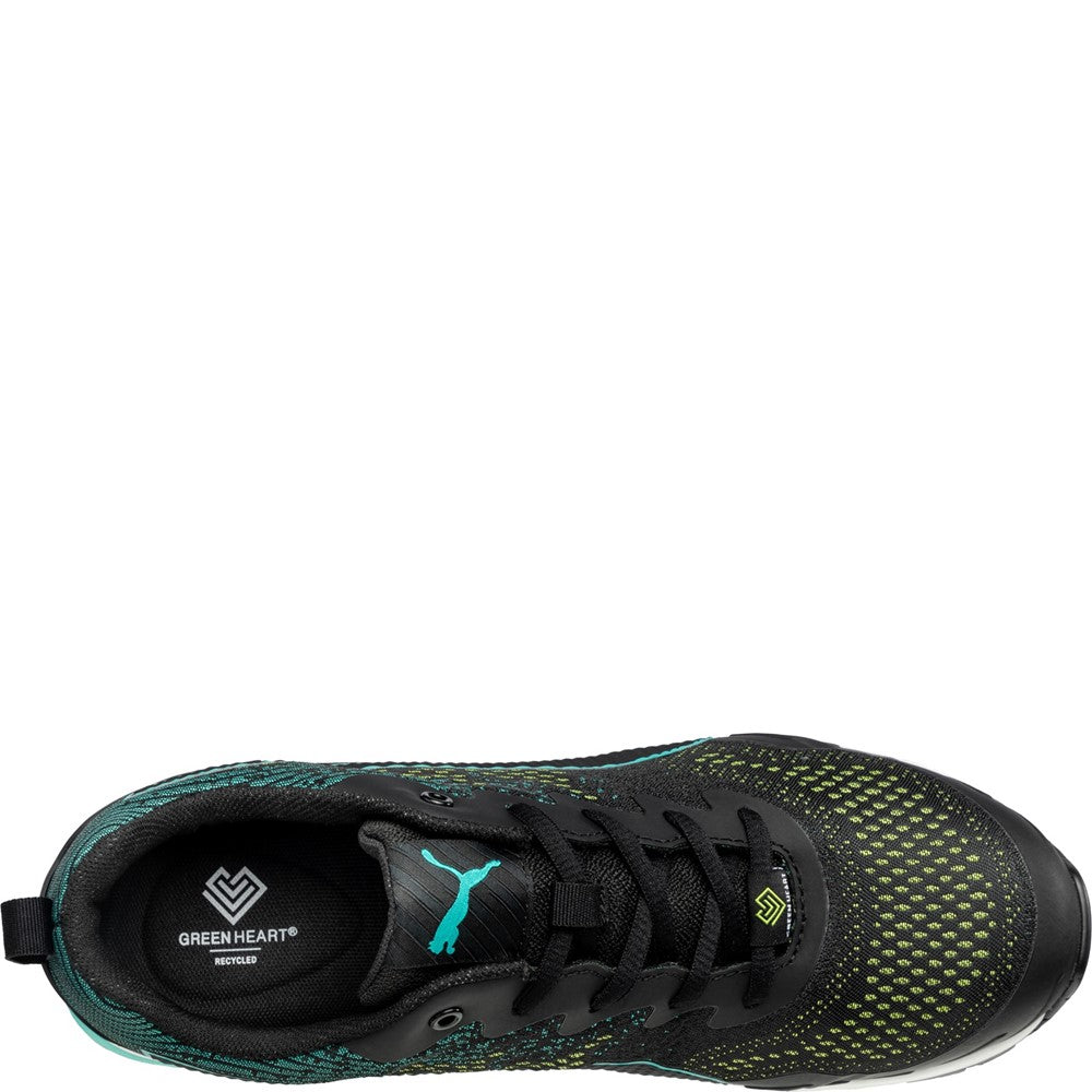 Unisex Puma Safety Vivid Green Heart Low Trainer