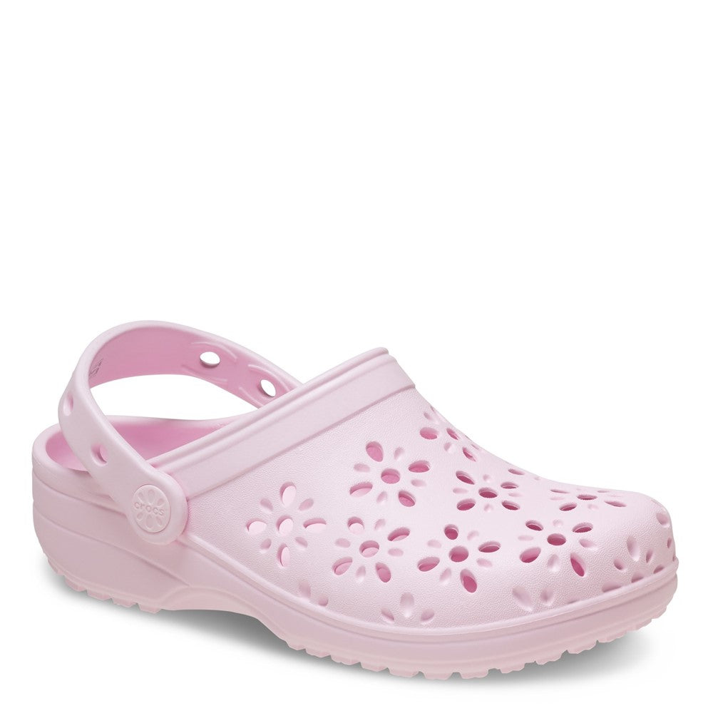 Kids' Crocs Classic Floral Cut Out Infant Clog