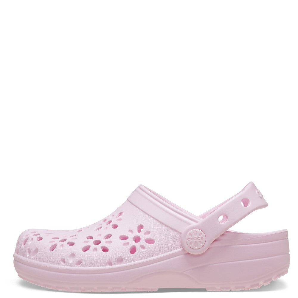 Kids' Crocs Classic Floral Cut Out Infant Clog