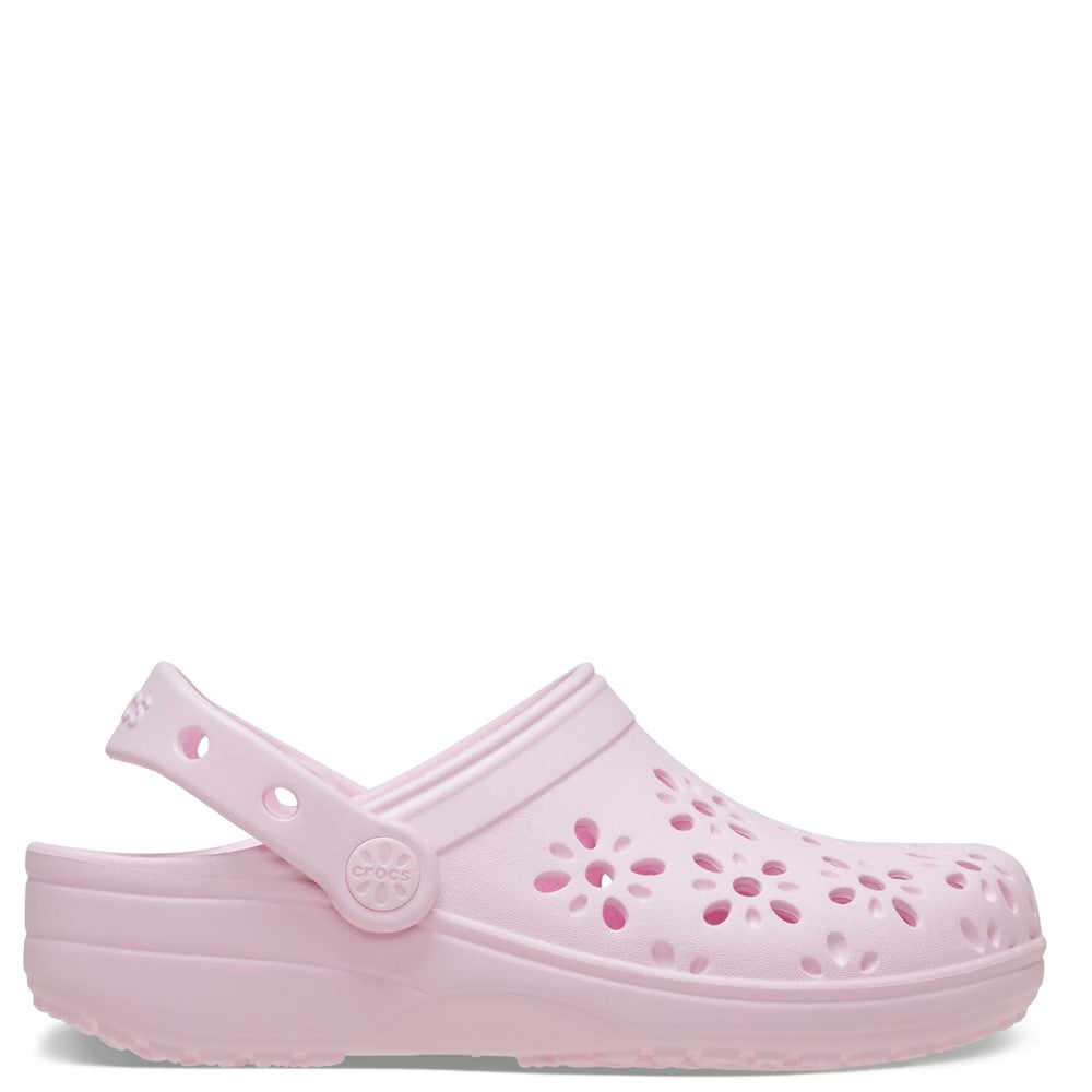 Kids' Crocs Classic Floral Cut Out Infant Clog