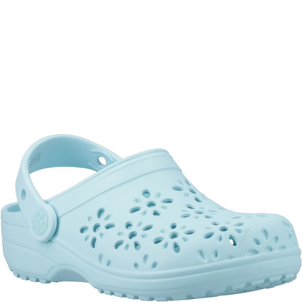 Kids' Crocs Classic Floral Cut Out Infant Clog