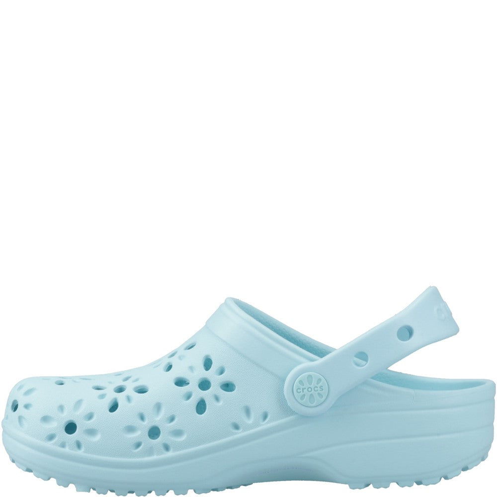 Kids' Crocs Classic Floral Cut Out Infant Clog