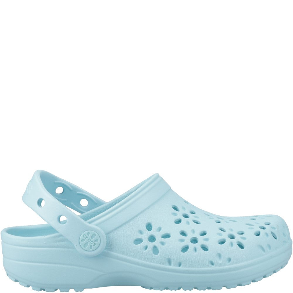 Kids' Crocs Classic Floral Cut Out Infant Clog