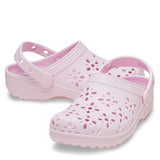 Kids' Crocs Classic Floral Cut Out Junior Clog