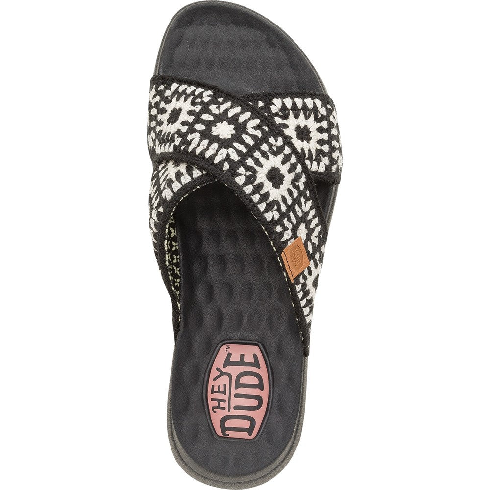 Women's HEYDUDE Christi Slide Cottage Crochet Mule