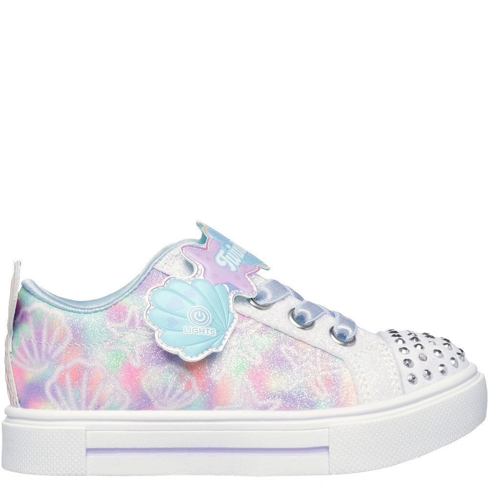 Girls' Skechers Twinkle Sparks Underwater Magic Trainer