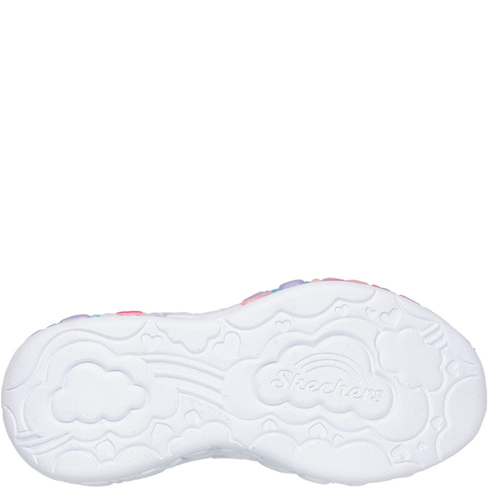 Girls' Skechers Eternal Heart Lights Trainers