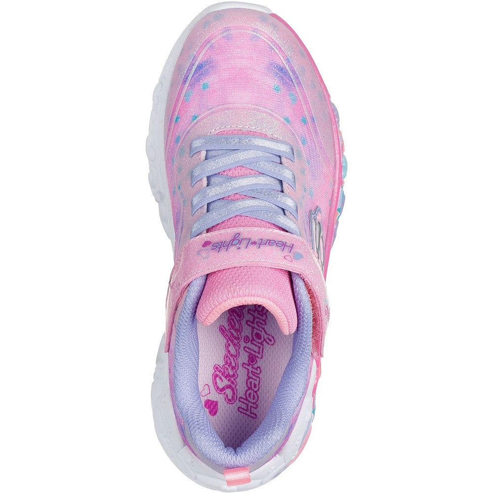 Girls' Skechers Eternal Heart Lights Trainers