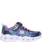 Girls' Skechers Heart Lights Boogie Love Trainers