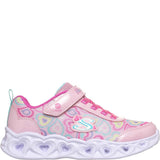 Girls' Skechers Heart Lights Boogie Love Trainers