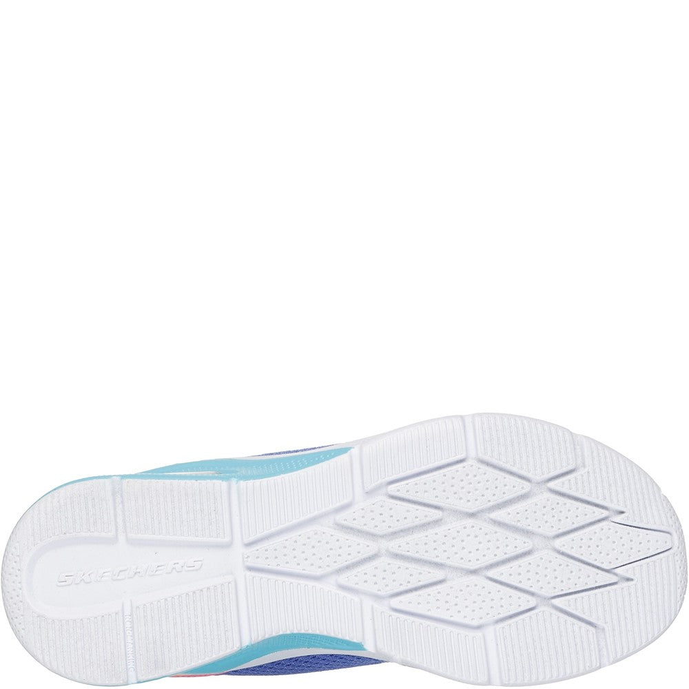 Girls' Skechers Microspec Max Colour Trifecta Trainer