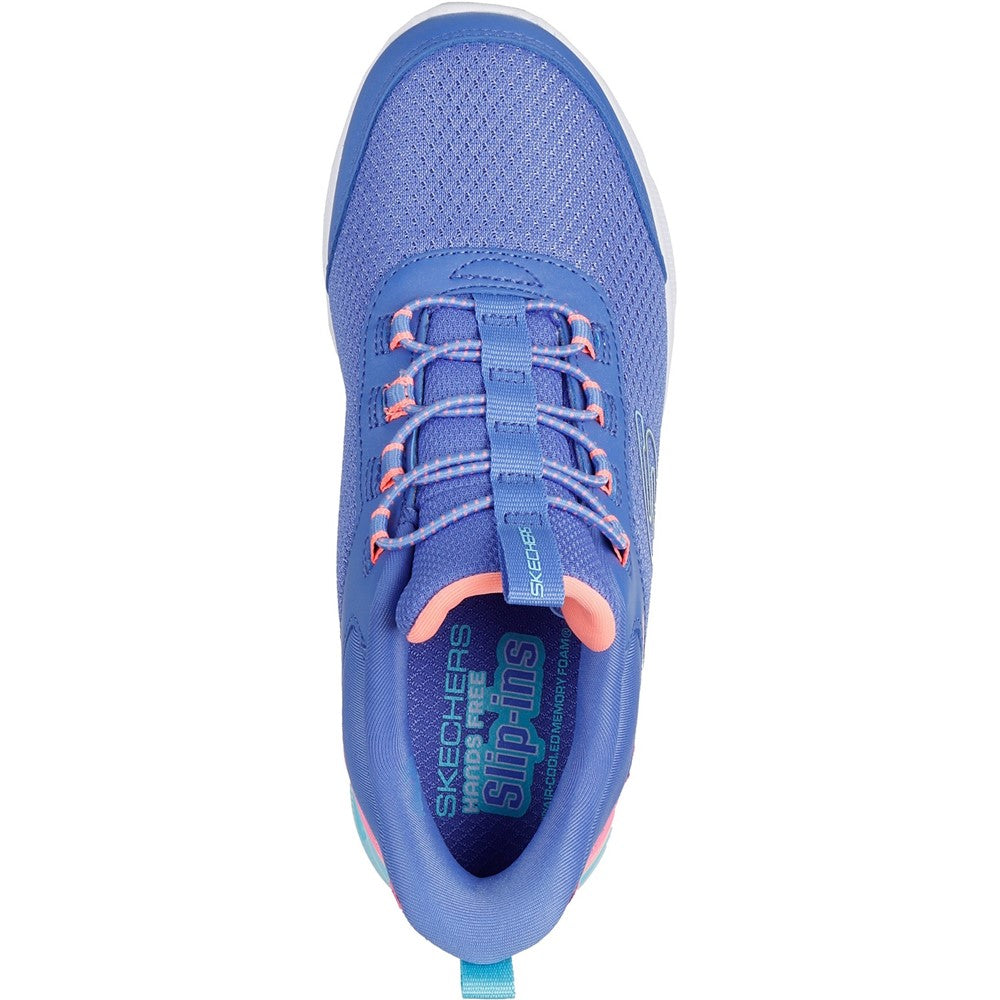 Girls' Skechers Microspec Max Colour Trifecta Trainer