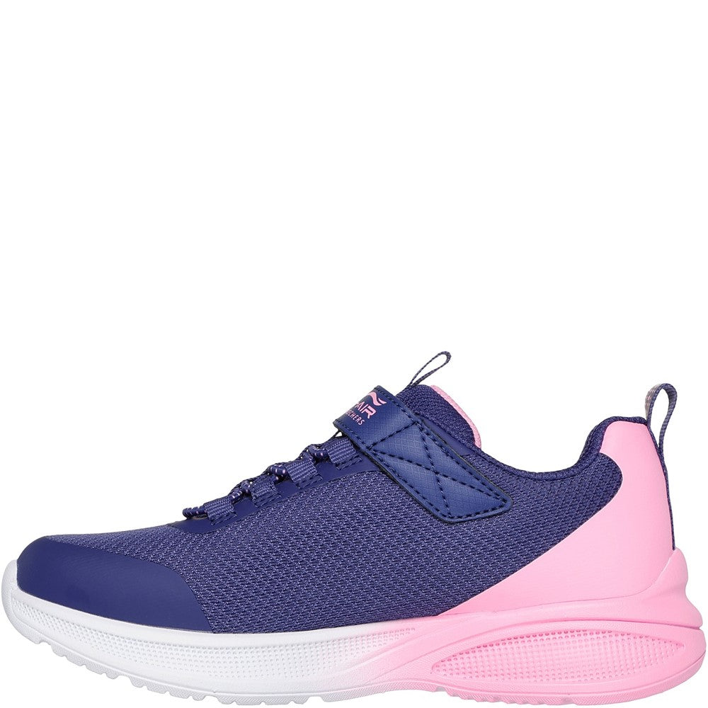 Girls' Skechers Microspec Max Advance Fly 3.0 Trainer