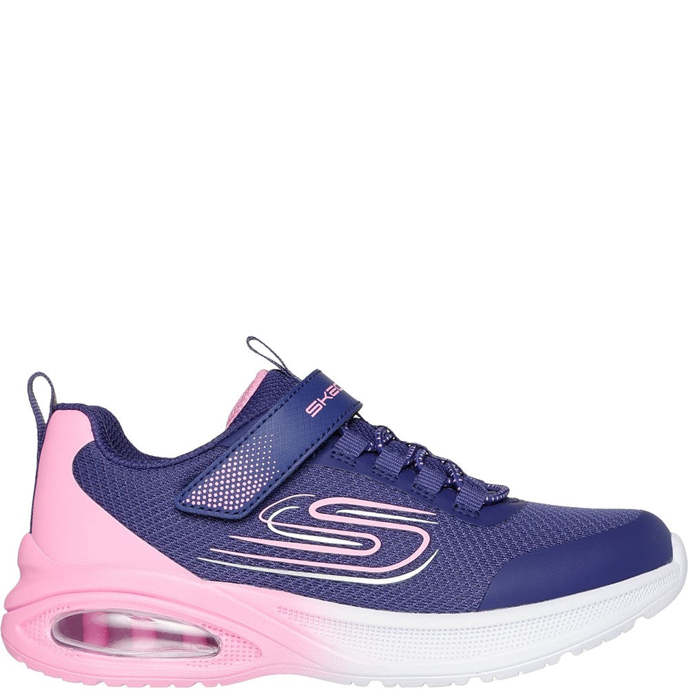Girls' Skechers Microspec Max Advance Fly 3.0 Trainer