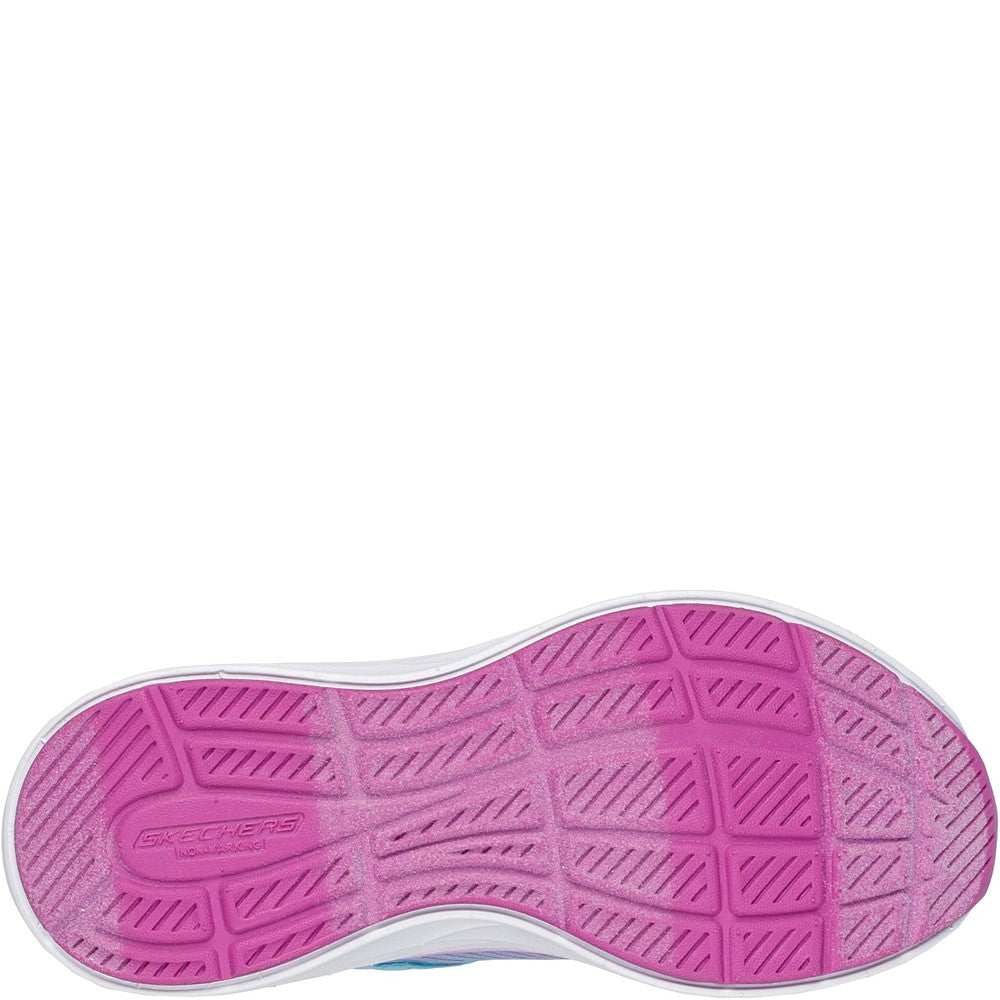 Girls' Skechers GO RUN Accelerate Glitter Soul Junior Trainer
