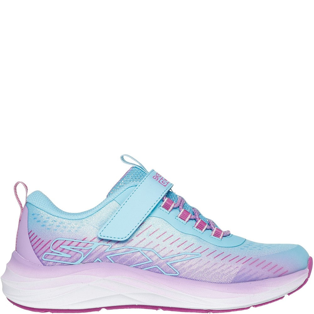 Girls' Skechers GO RUN Accelerate Glitter Soul Junior Trainer
