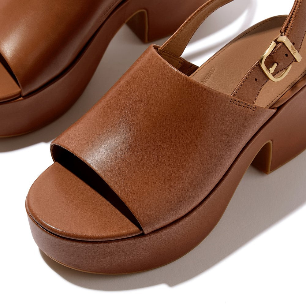 Women's Fitflop Platfforms Heeled Backstrap Sandal