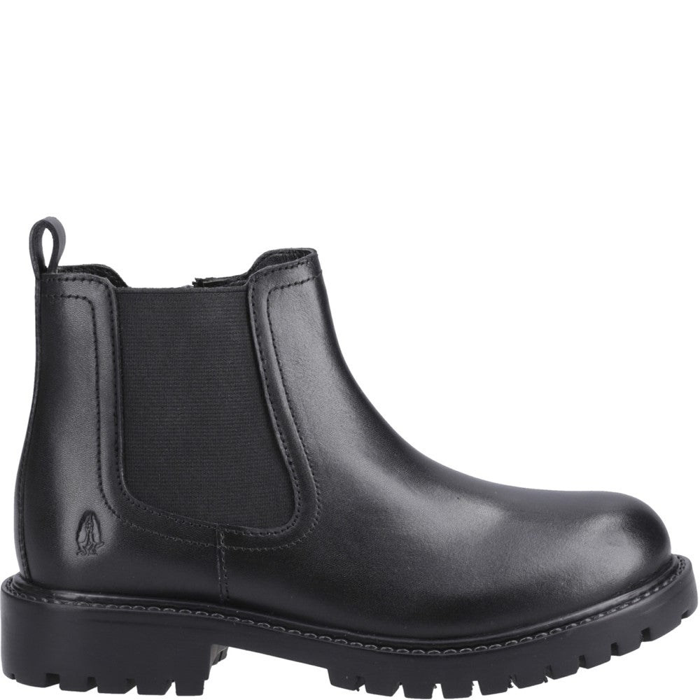 Girls' Hush Puppies Ariell Chelsea Boot Senior XL School Shoes