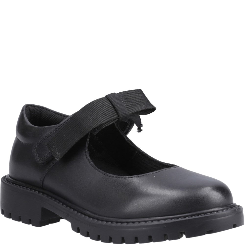 Girls' Hush Puppies Astrid Bow Junior School Shoes