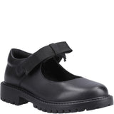 Girls' Hush Puppies Astrid Bow Junior School Shoes