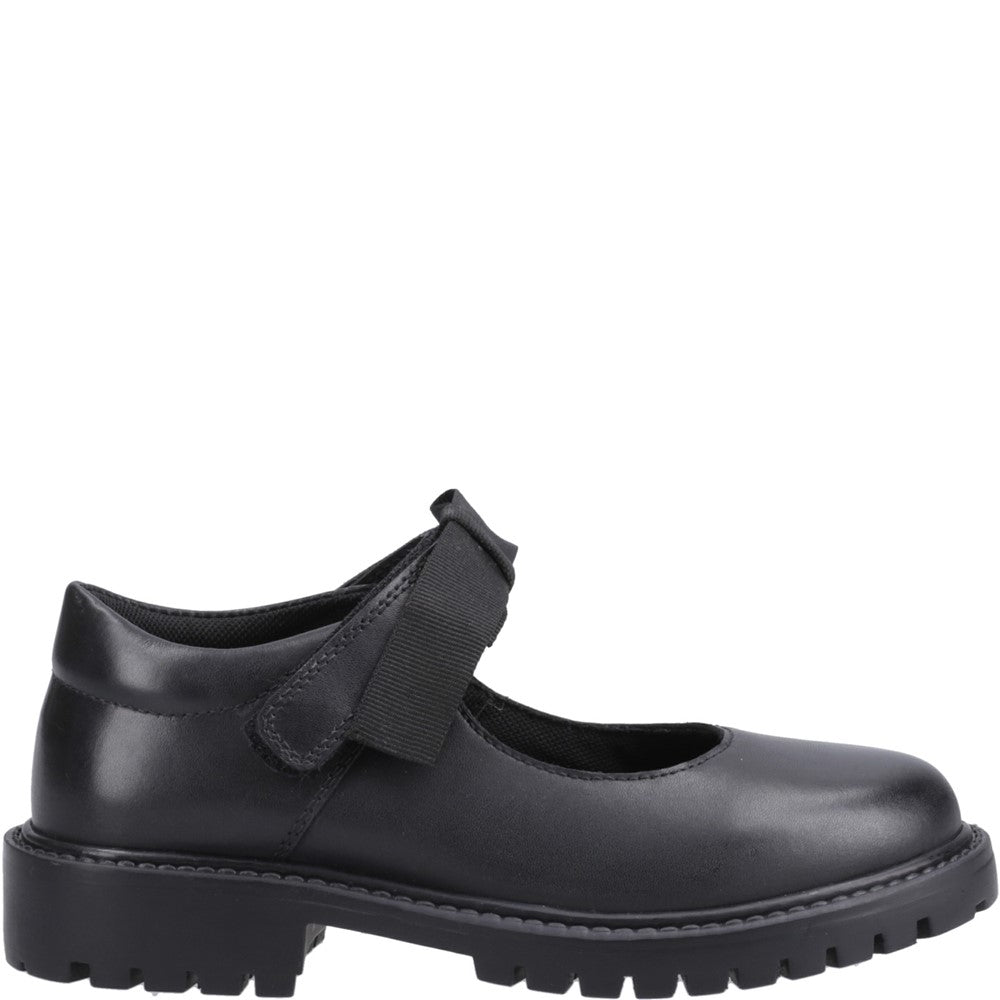 Girls' Hush Puppies Astrid Bow Junior School Shoes
