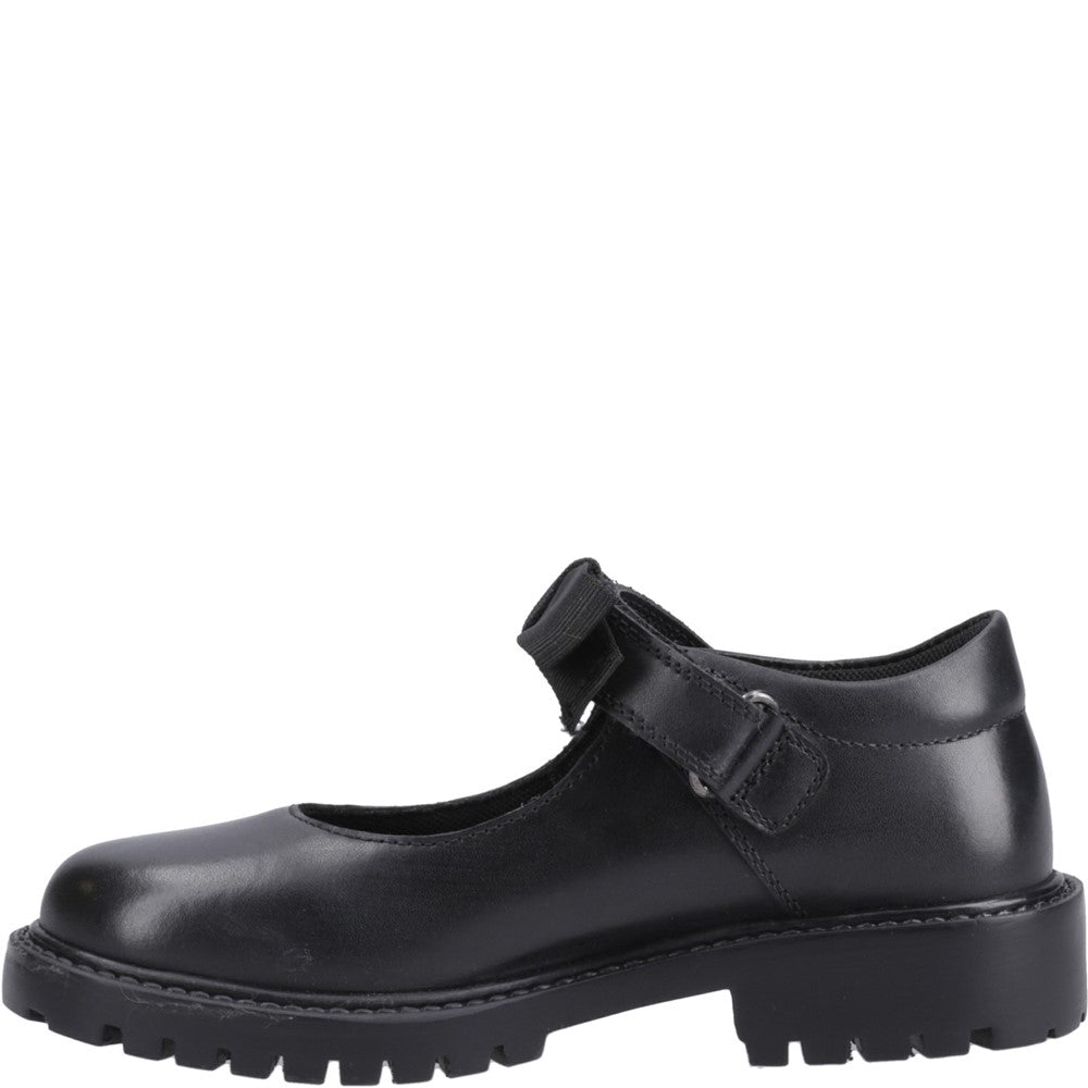 Girls' Hush Puppies Astrid Bow Senior School Shoes