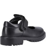 Girls' Hush Puppies Astrid Bow Senior XL School Shoes