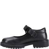 Girls' Hush Puppies Astrid Bow Senior XL School Shoes