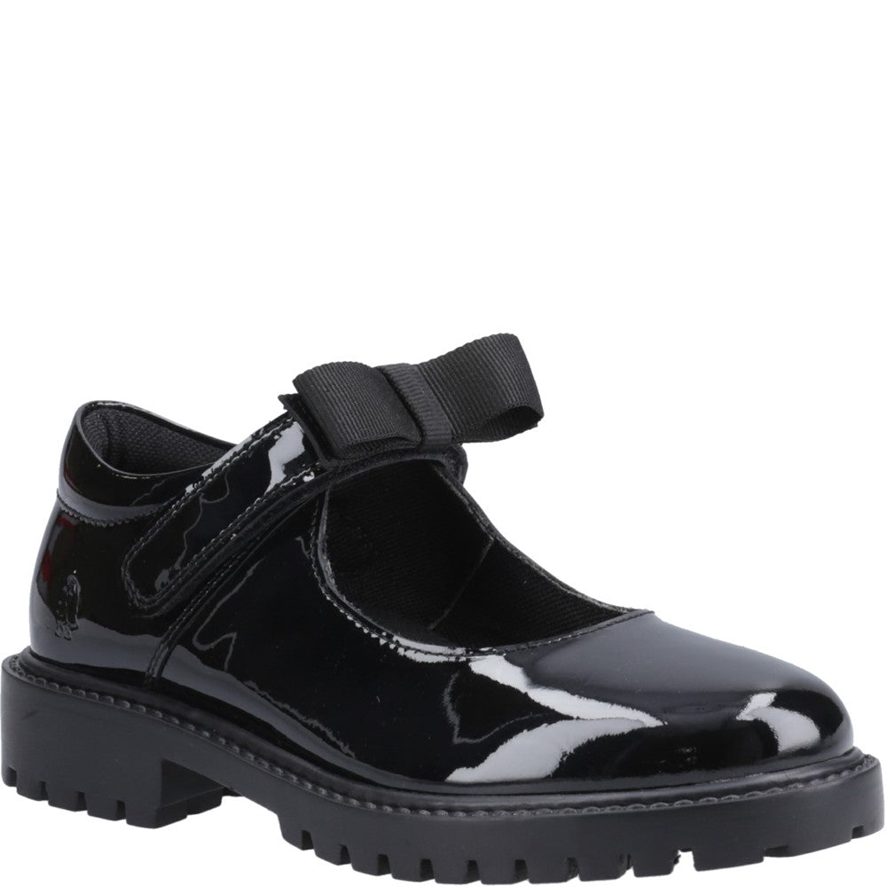Girls' Hush Puppies Astrid Bow Junior School Shoes