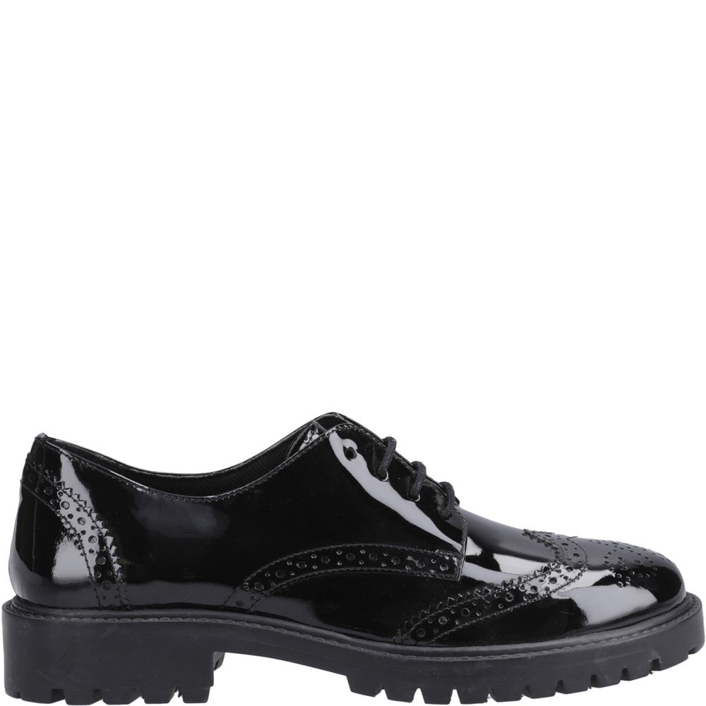 Girls' Hush Puppies Athena Senior XL School Shoes