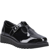 Girls' Hush Puppies Florrie T-Bar Patent Senior