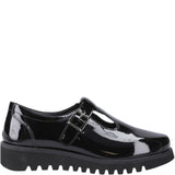 Girls' Hush Puppies Florrie T-Bar Patent Senior