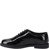 Girls' Hush Puppies Nellie Patent Junior School Shoes