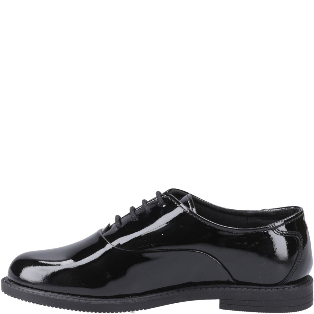 Girls' Hush Puppies Nellie Patent Senior XL School Shoes