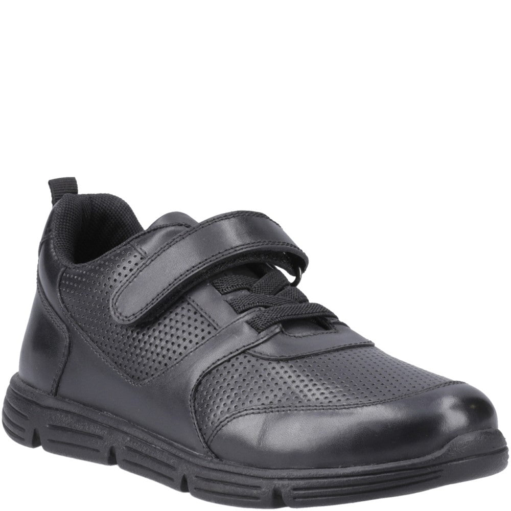 Boys' Hush Puppies Alfie Bungee Senior XL School Shoes