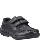 Boys' Hush Puppies Maddox Touch Fastening Senior XL School Shoes