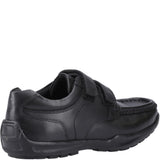 Boys' Hush Puppies Maddox Touch Fastening Senior XL School Shoes