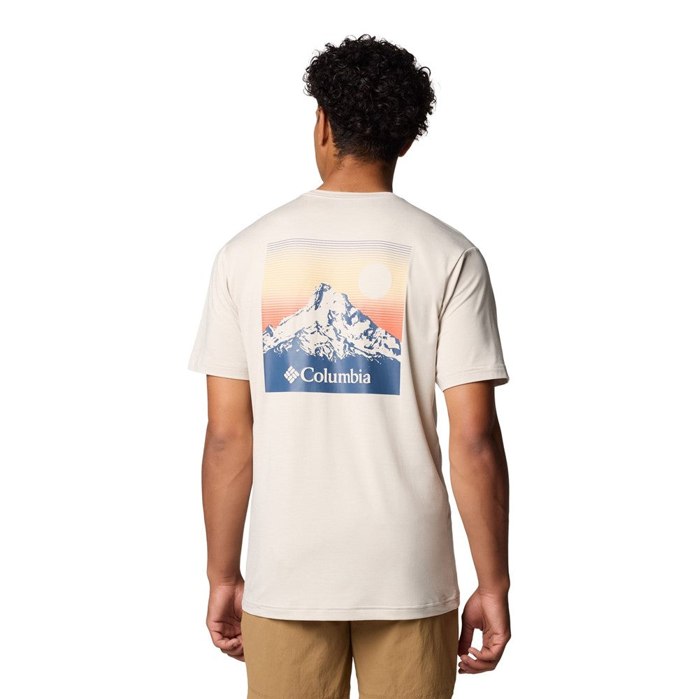 Men's Columbia Kwick Hike Back Graphic SS Tee