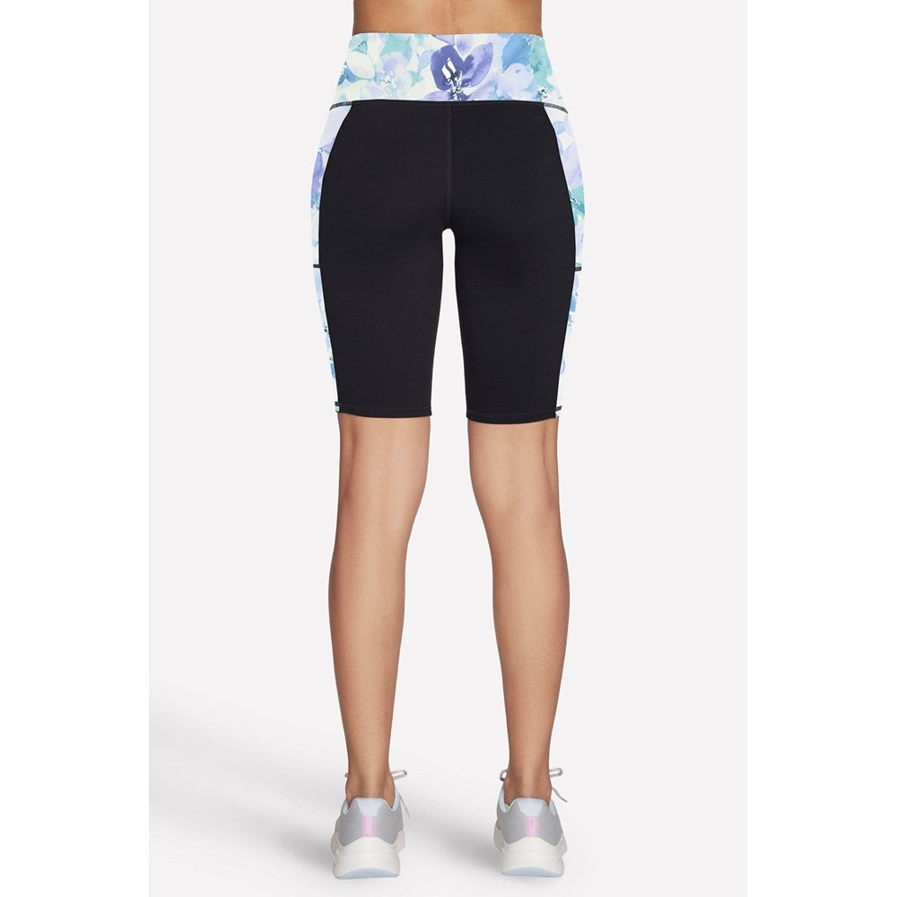 Women's Skechers Performance GoWalk Seascape Floral 10" Bike Short