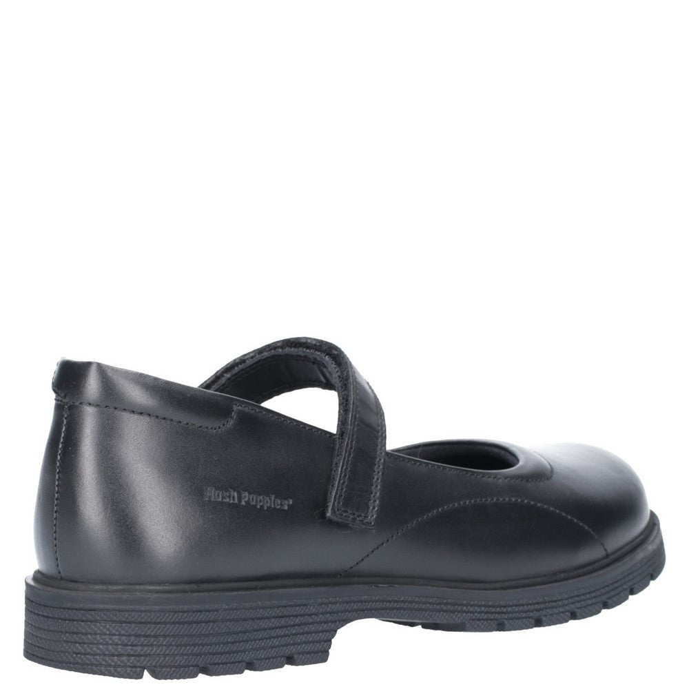Girls' Hush Puppies Tally Senior XL School Shoe