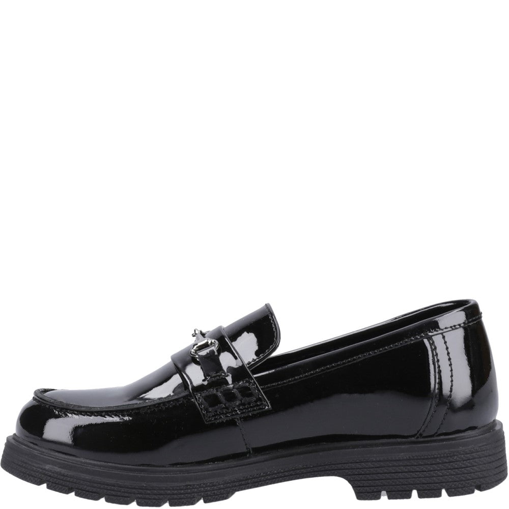 Girls' Hush Puppies Lydia Patent Senior Shoe