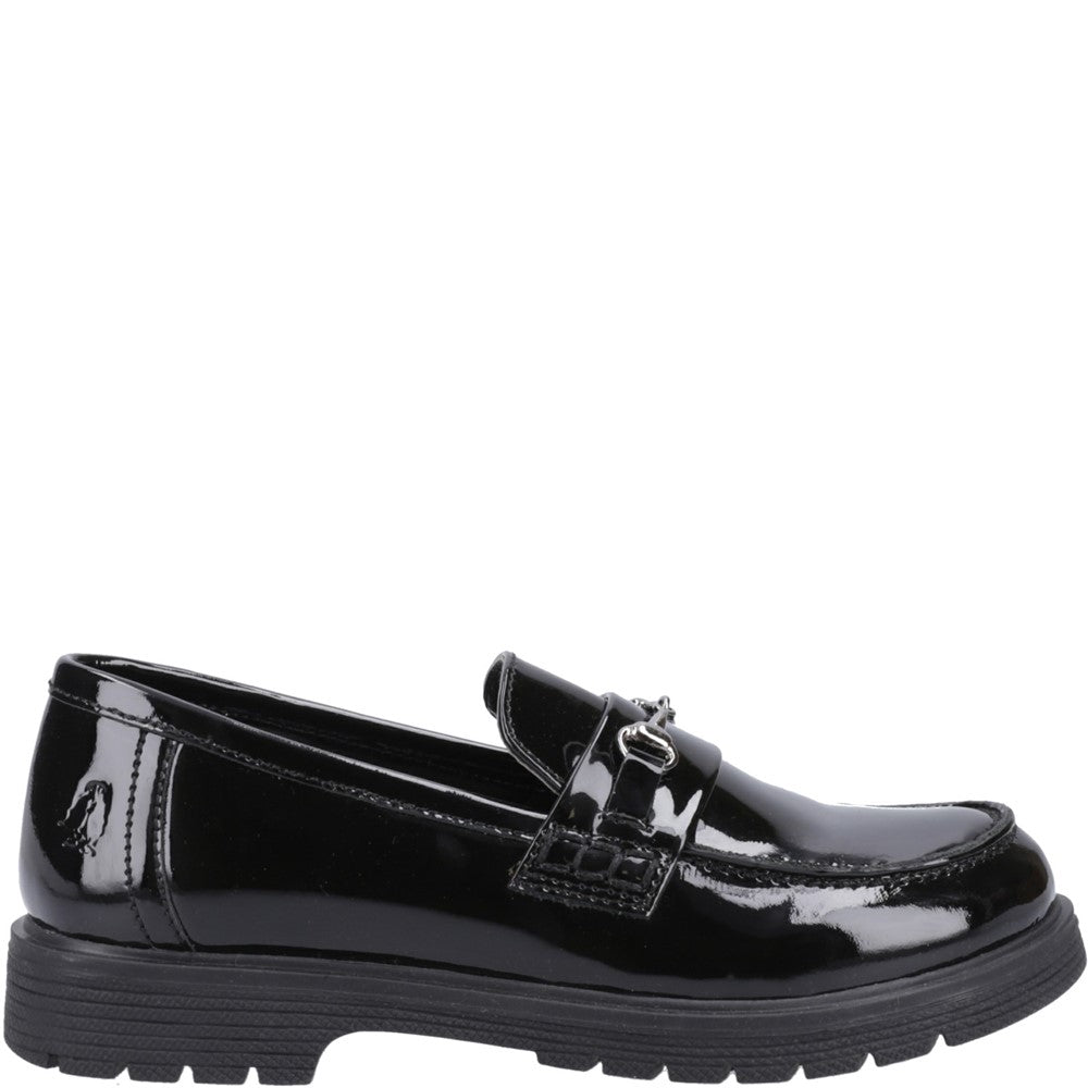 Girls' Hush Puppies Lydia Patent Senior Shoe