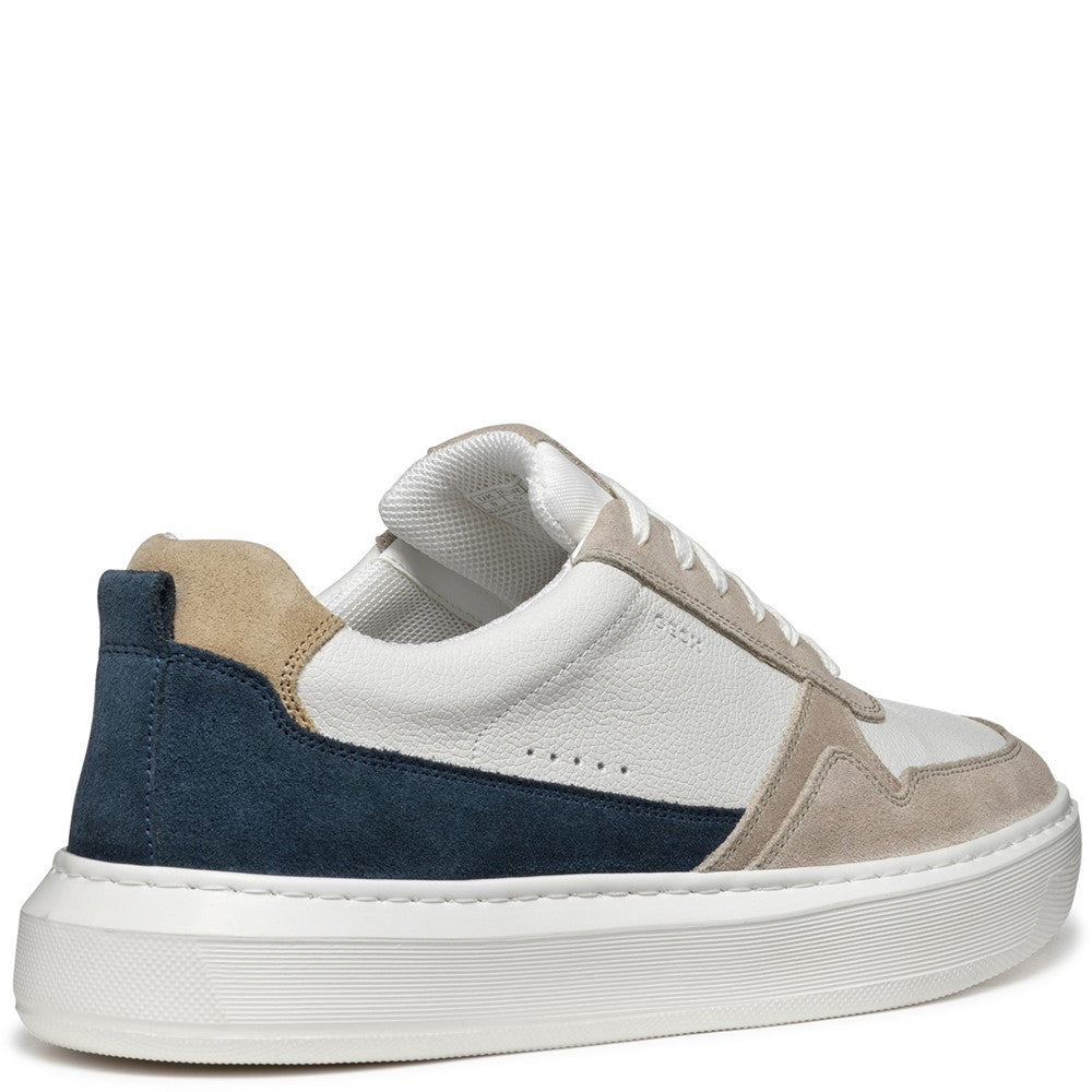 Geox Men's U Deiven A Sneaker, Off White, 10 UK - Yorkshire Outdoor
