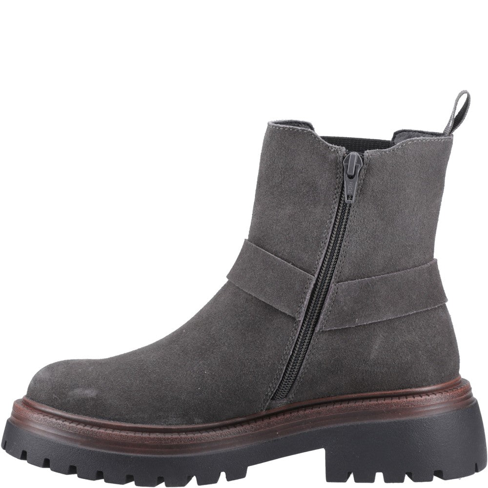 Women's Hush Puppies Raye Buckle Boot Suede