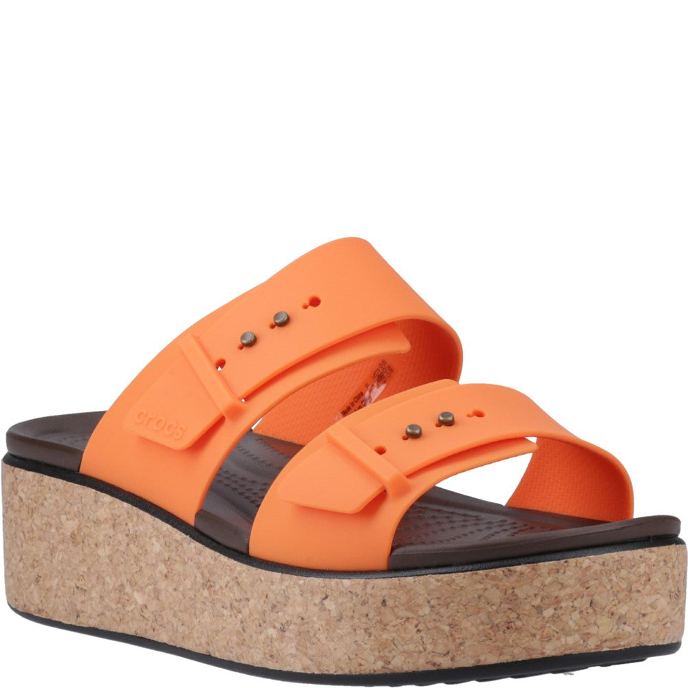 Women's Crocs Brooklyn Buckle Low Wedge