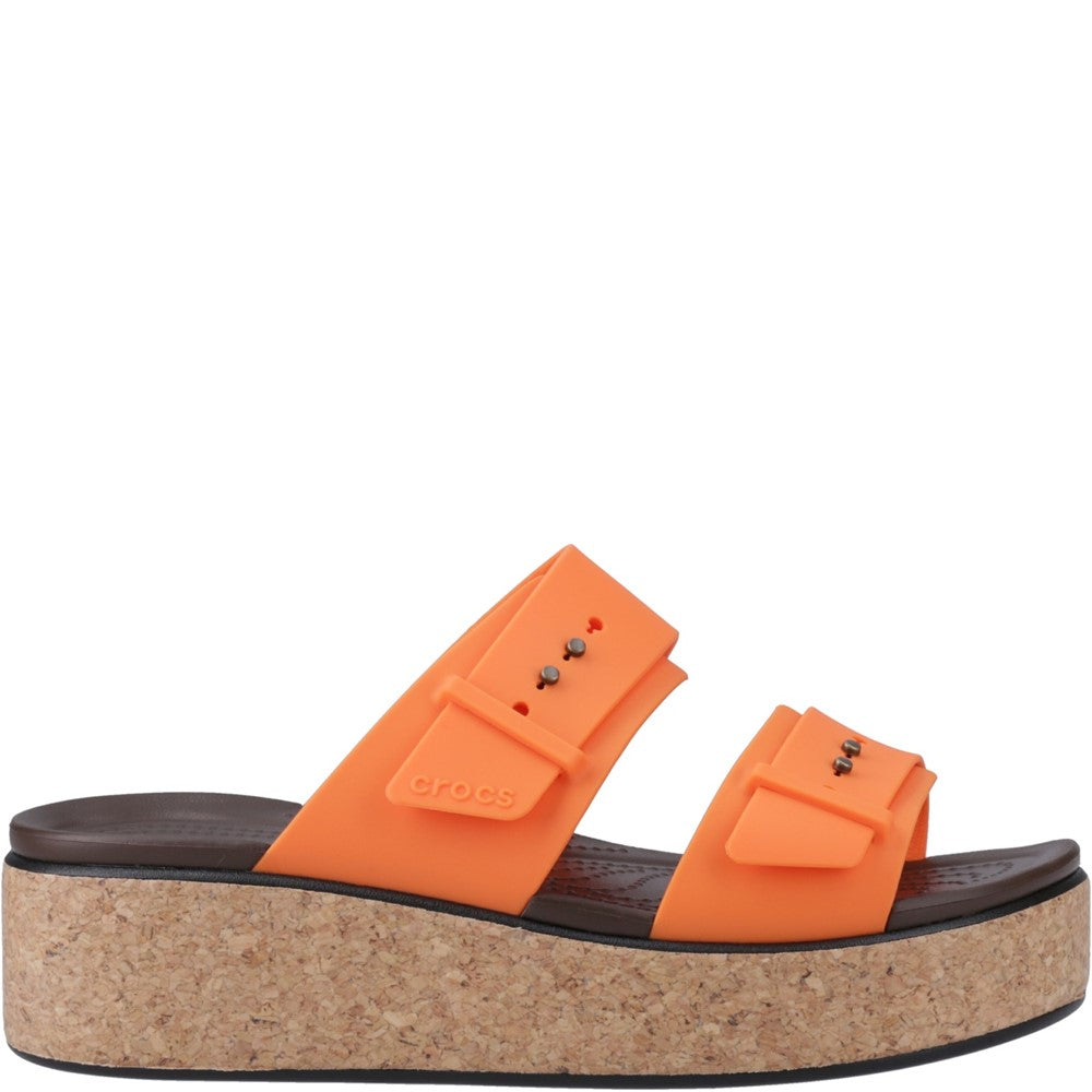Women's Crocs Brooklyn Buckle Low Wedge