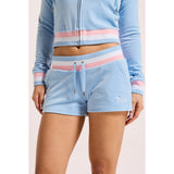 Women's Juicy Couture Velour Stripe Booty Shorts