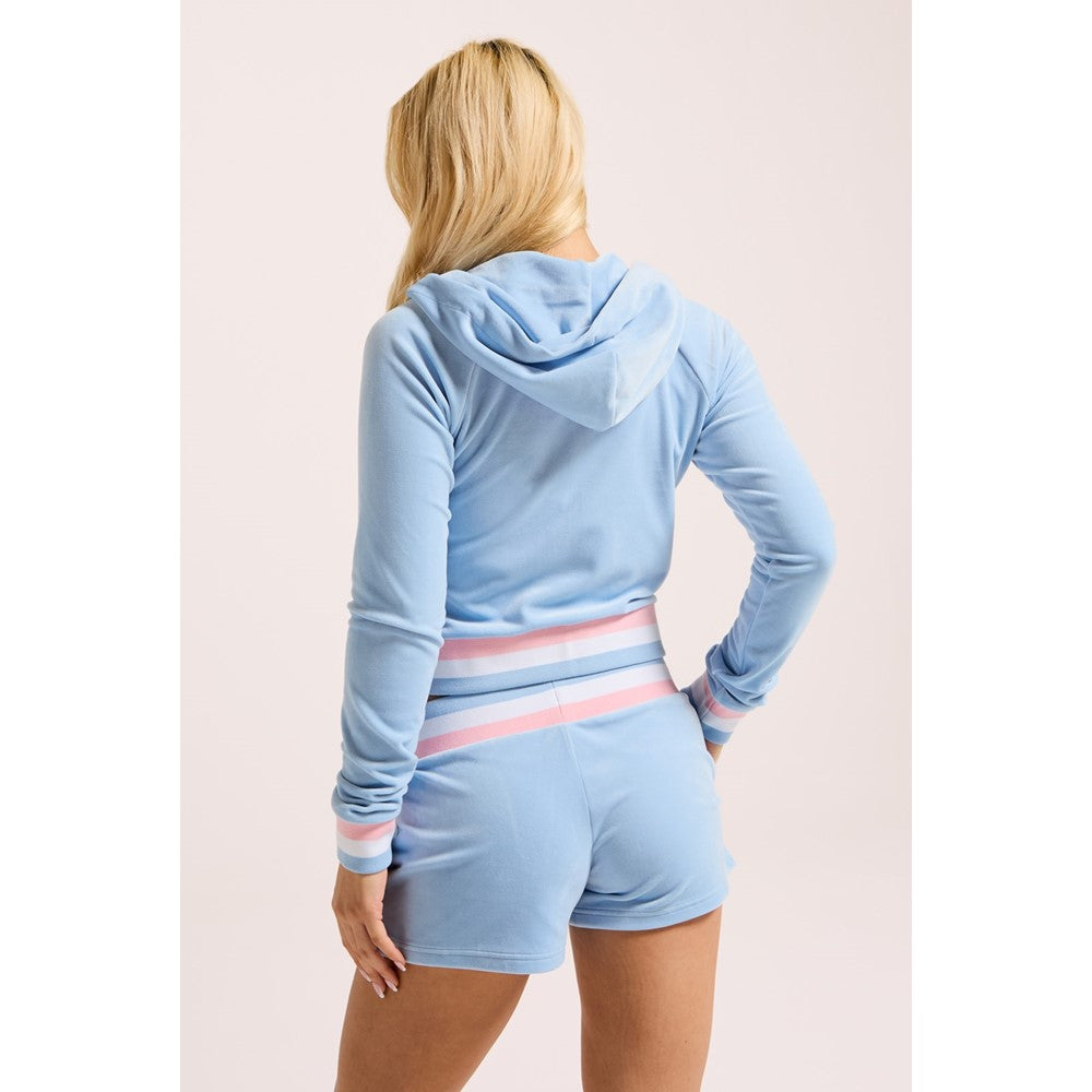 Women's Juicy Couture Velour Stripe Booty Shorts