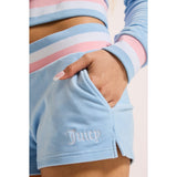 Women's Juicy Couture Velour Stripe Booty Shorts