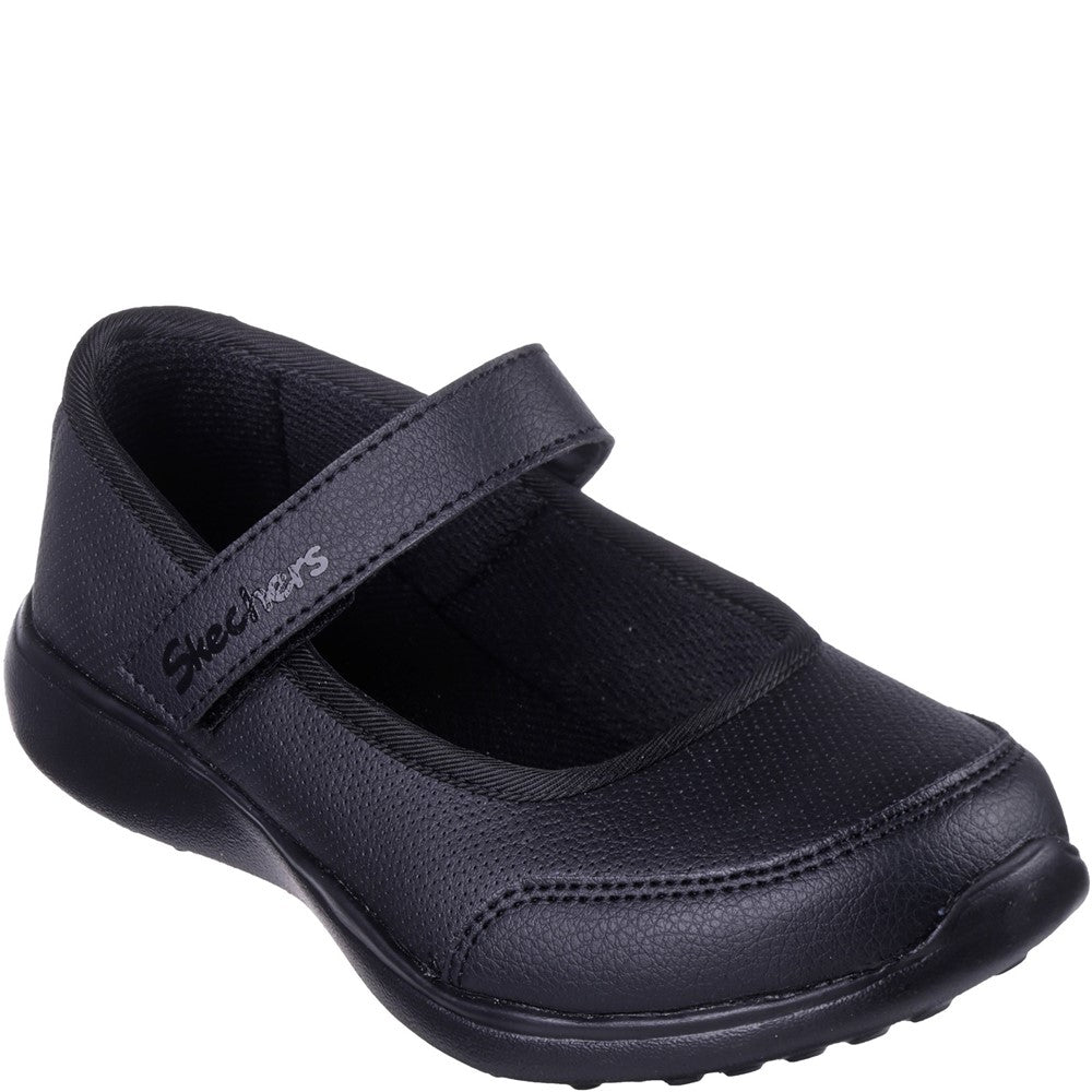 Girls' Skechers Microstrides Recess Rules Mary Jane School Shoes